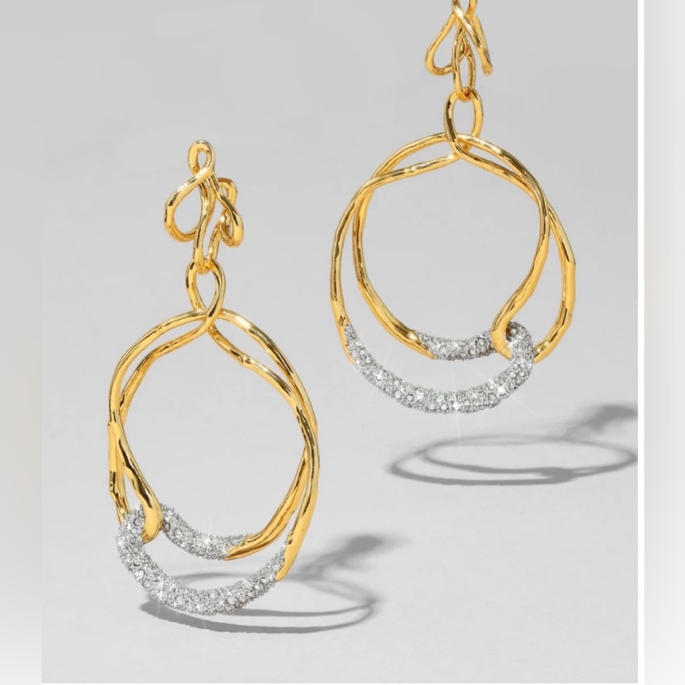 ALEXIS BITTAR • Solanales Twisted Drop
Hoop Earrings